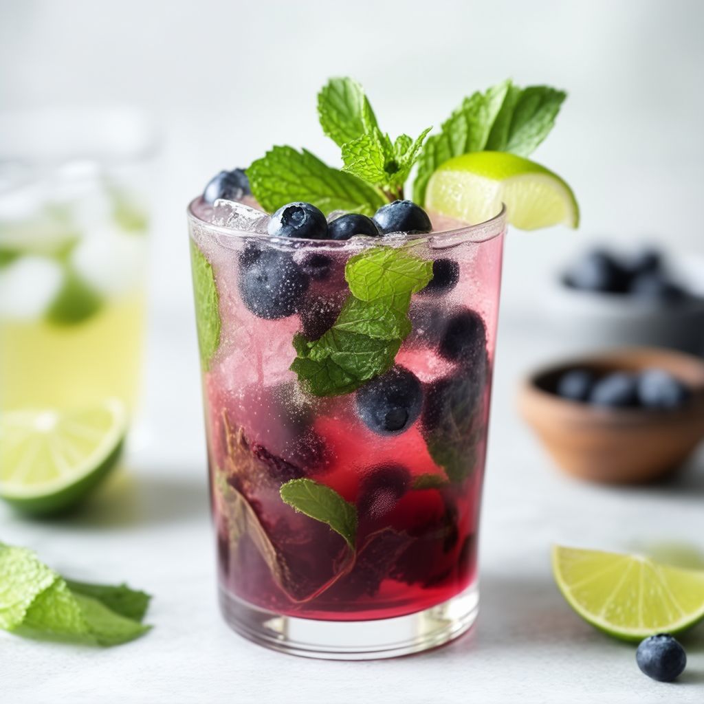 Berry Lime Sparkle Mojito