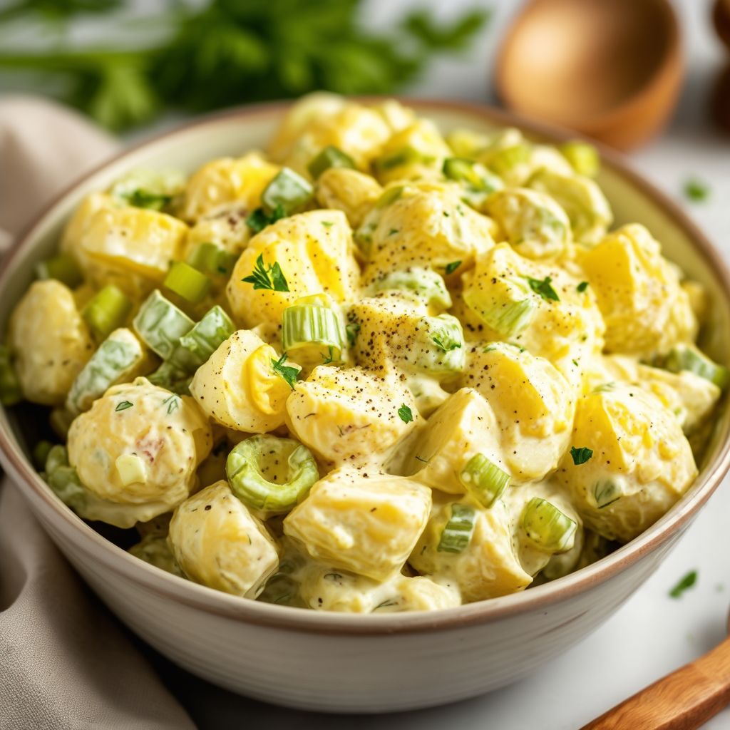 Cremiger Kräuter-Kartoffelsalat