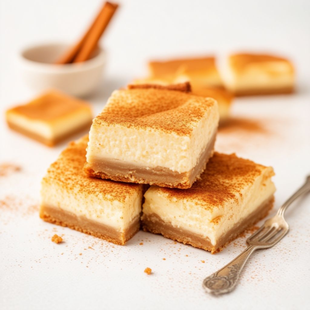 Zimt-Frischkäse-Croissant-Riegel