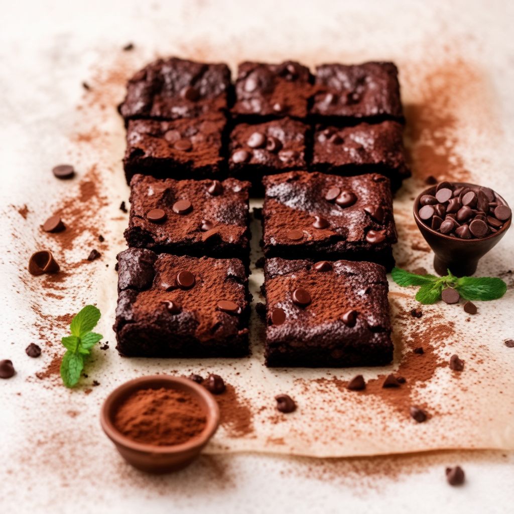 Dekadente vegane Schokoladenbrownies