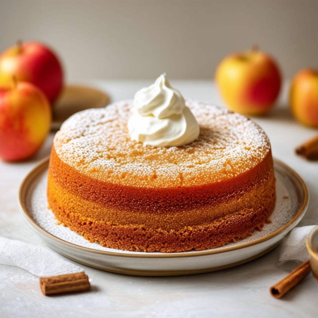 Golden Apple Butter Cake