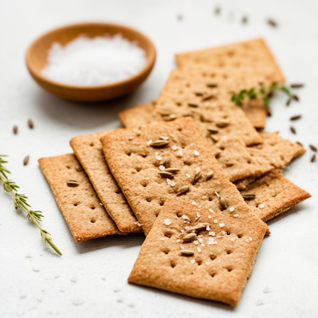 Cracker di Segale e Cumino Salati