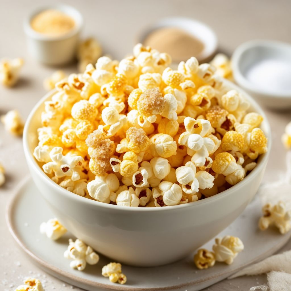 Süße und salzige Popcorn-Delikatesse