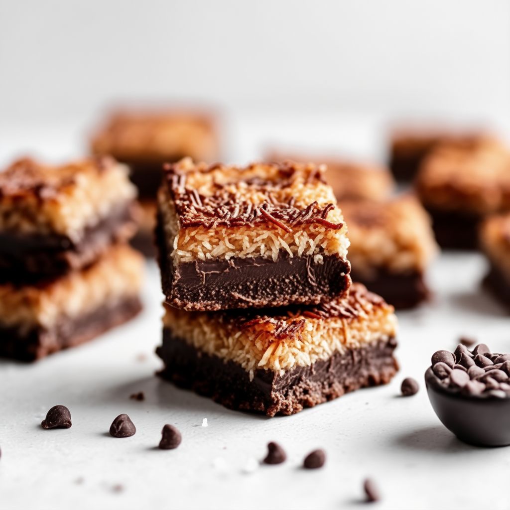Quadrati di Cioccolato e Cocco