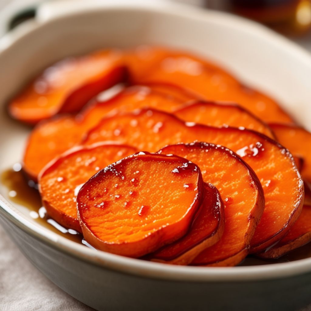 Patate Dolci Glasee all'Acero