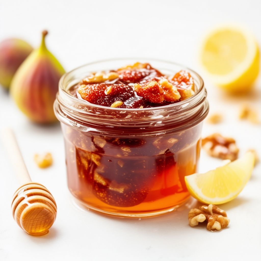 Honigfeigen- und Walnussmarmelade