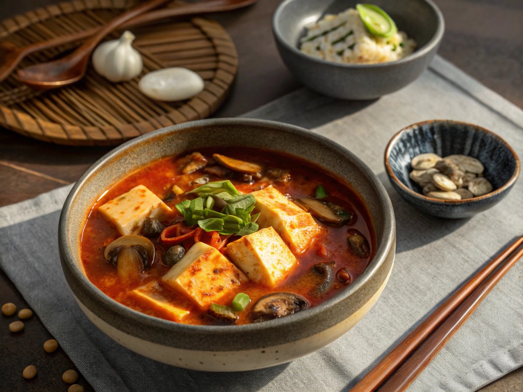 Korean Spicy Soft Tofu Stew - Sundubu Jjigae (Itaewon Class)