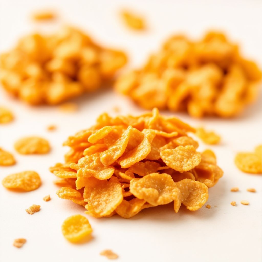 Knusprige Erdnussbutter-Cornflake-Cluster