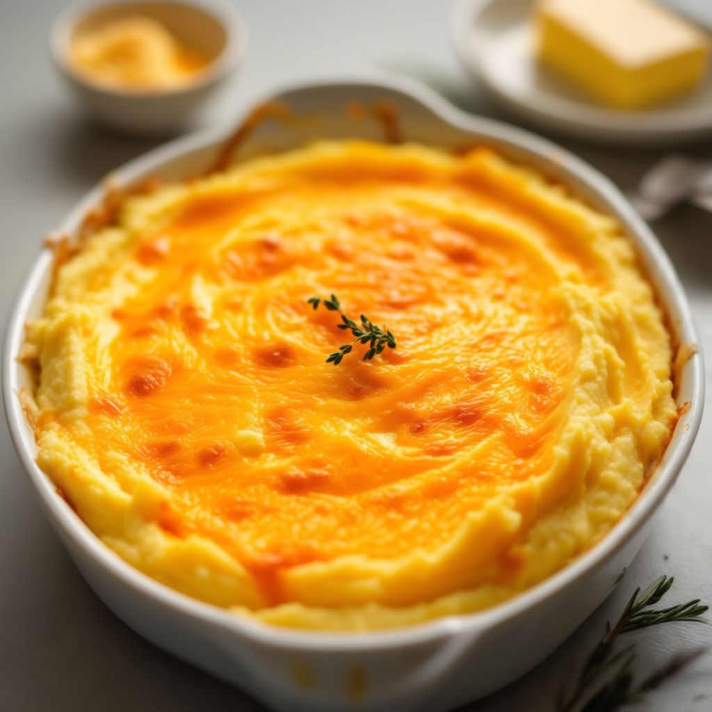 Creamy Cheesy Mashed Potato Bake