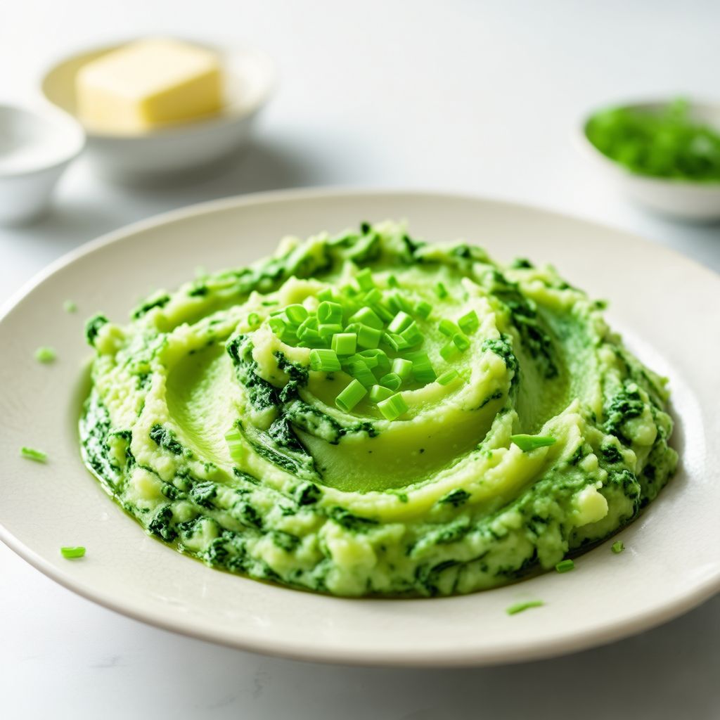 Creamy Kale and Scallion Mashed Potatoes