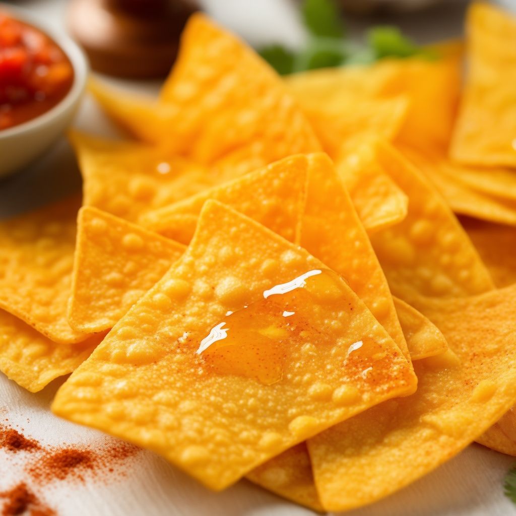 Knusprige gebackene Tortilla-Chips