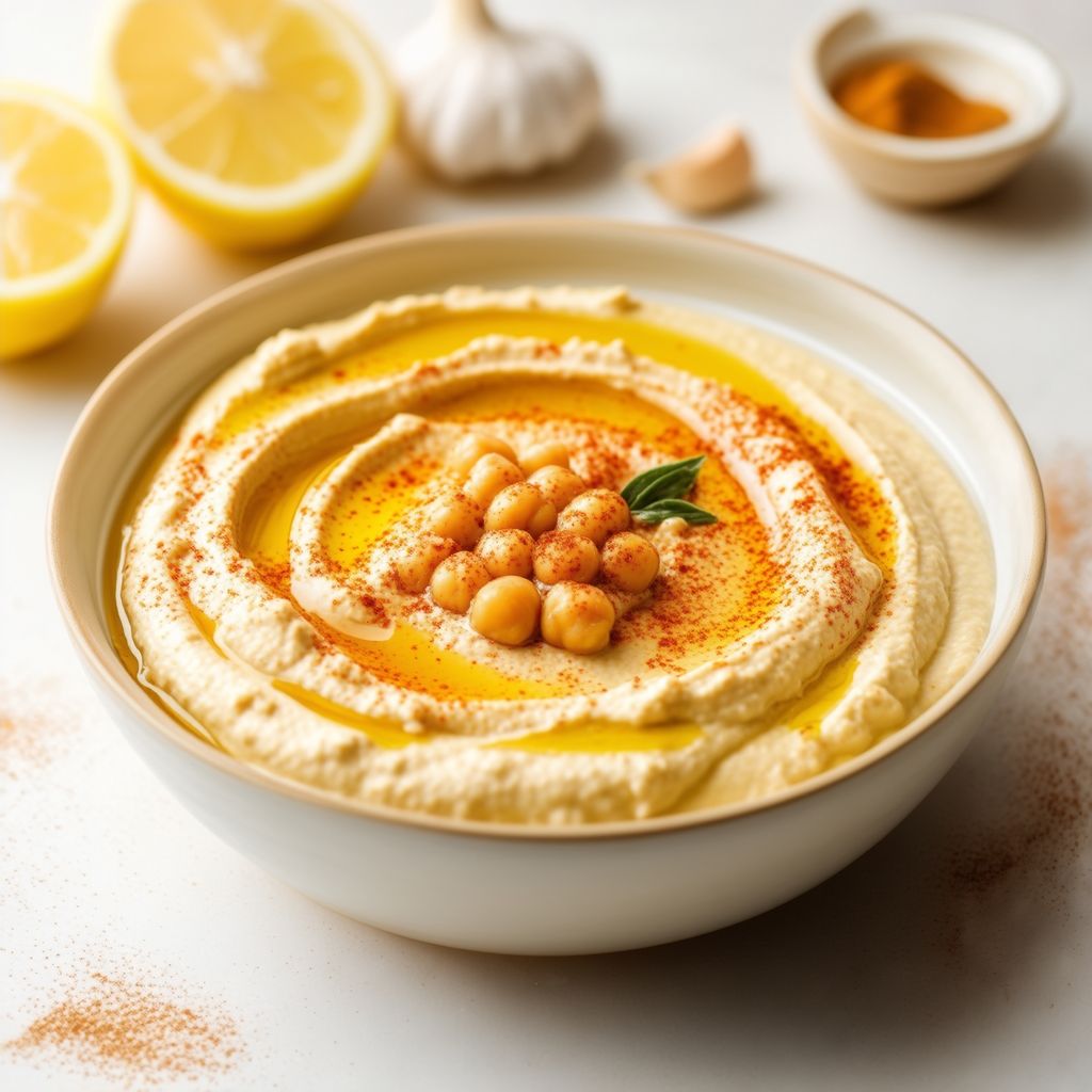 Crema di Ceci all'Aglio Arrosto