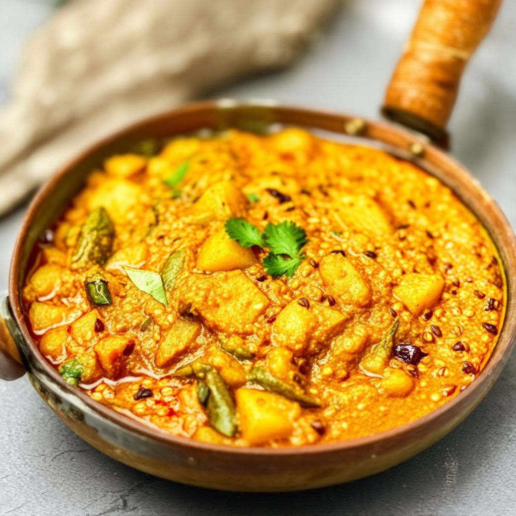 Spiced Potato Filling for Dosa