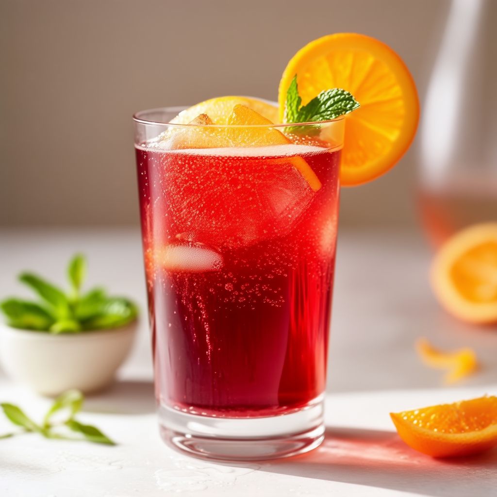 Erfrischender Sommerwein-Cooler