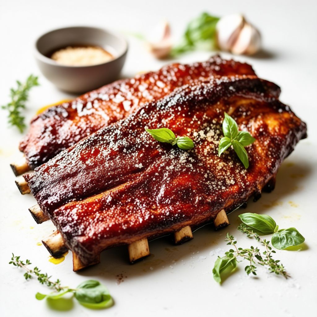 Räucherige Kräuter-infused Baby Back Ribs