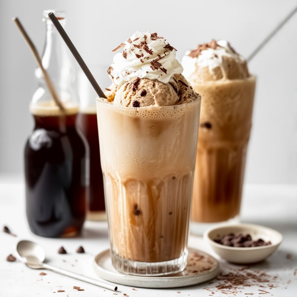 Creamy Chocolate Chip Root Beer Floats