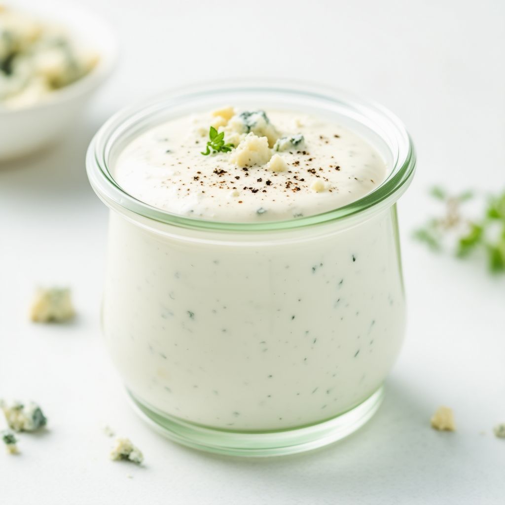 Cremiges Blauschimmelkäse-Buttermilch-Dressing