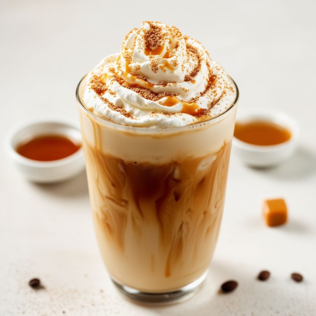 Delizia di Caffè Freddo al Caramello e Vaniglia