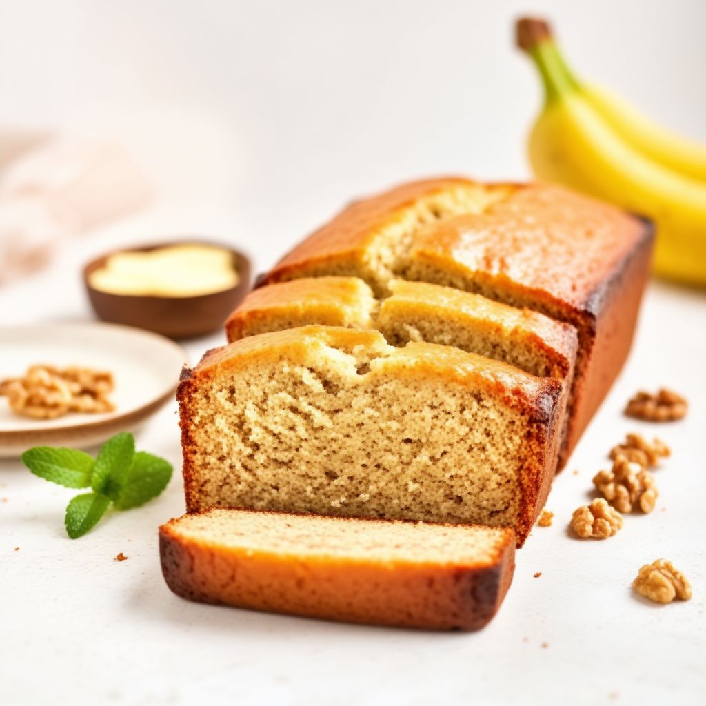 Moist Banana Sour Cream Loaf