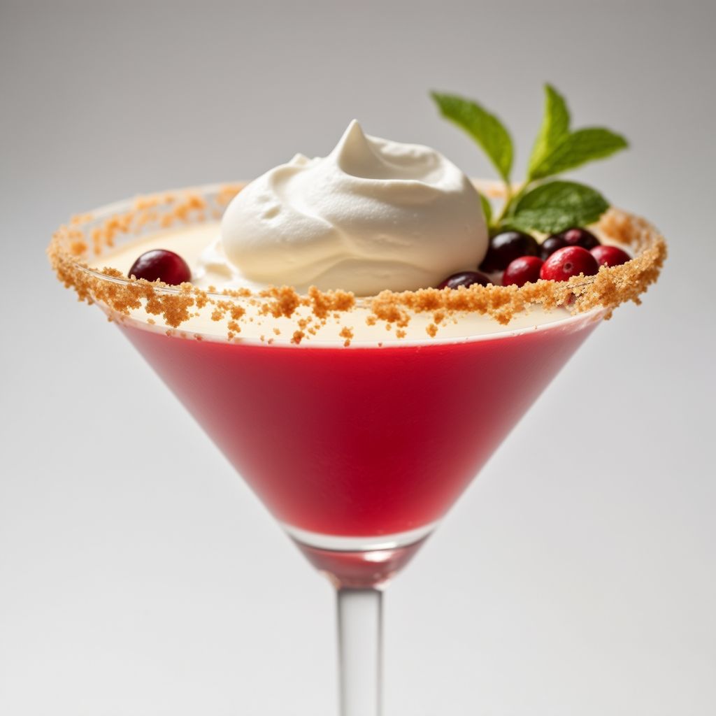 Martini al Cheesecake di Mirtilli Rossi