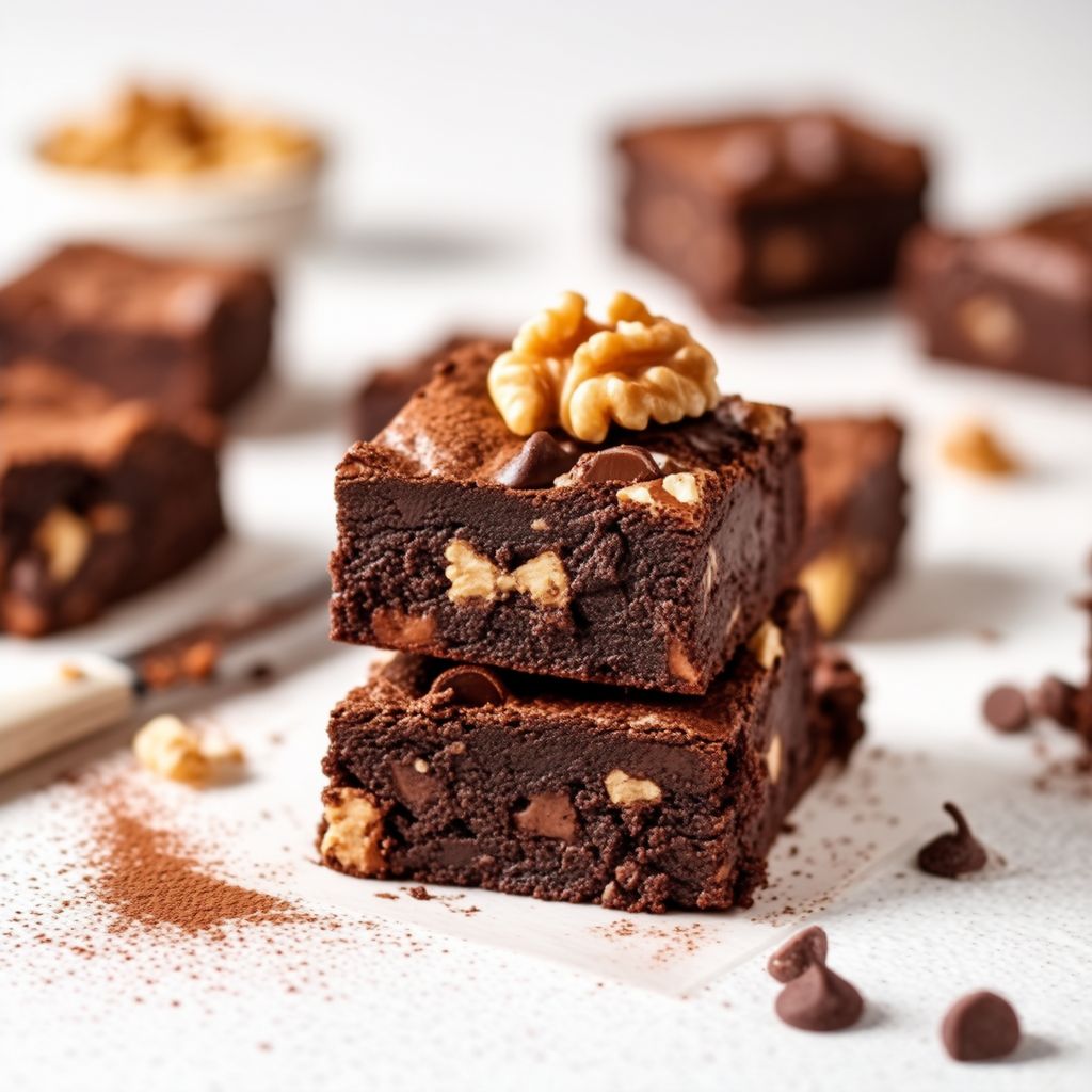 Dekadente Schokoladen-Walnuss-Brownies