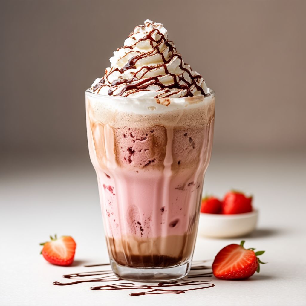 Strawberry Chocolate Bliss Frappe