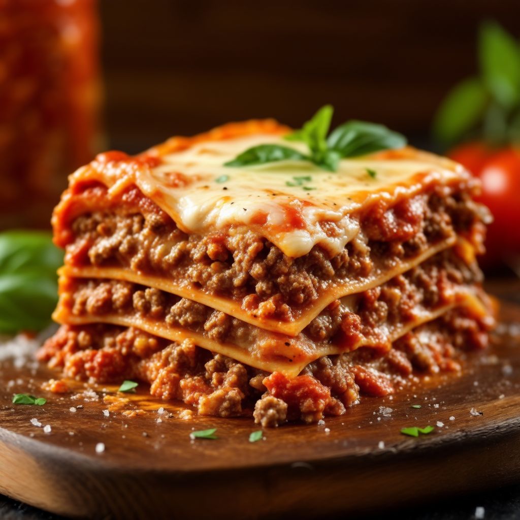 Herzhafte Italienische Lasagne