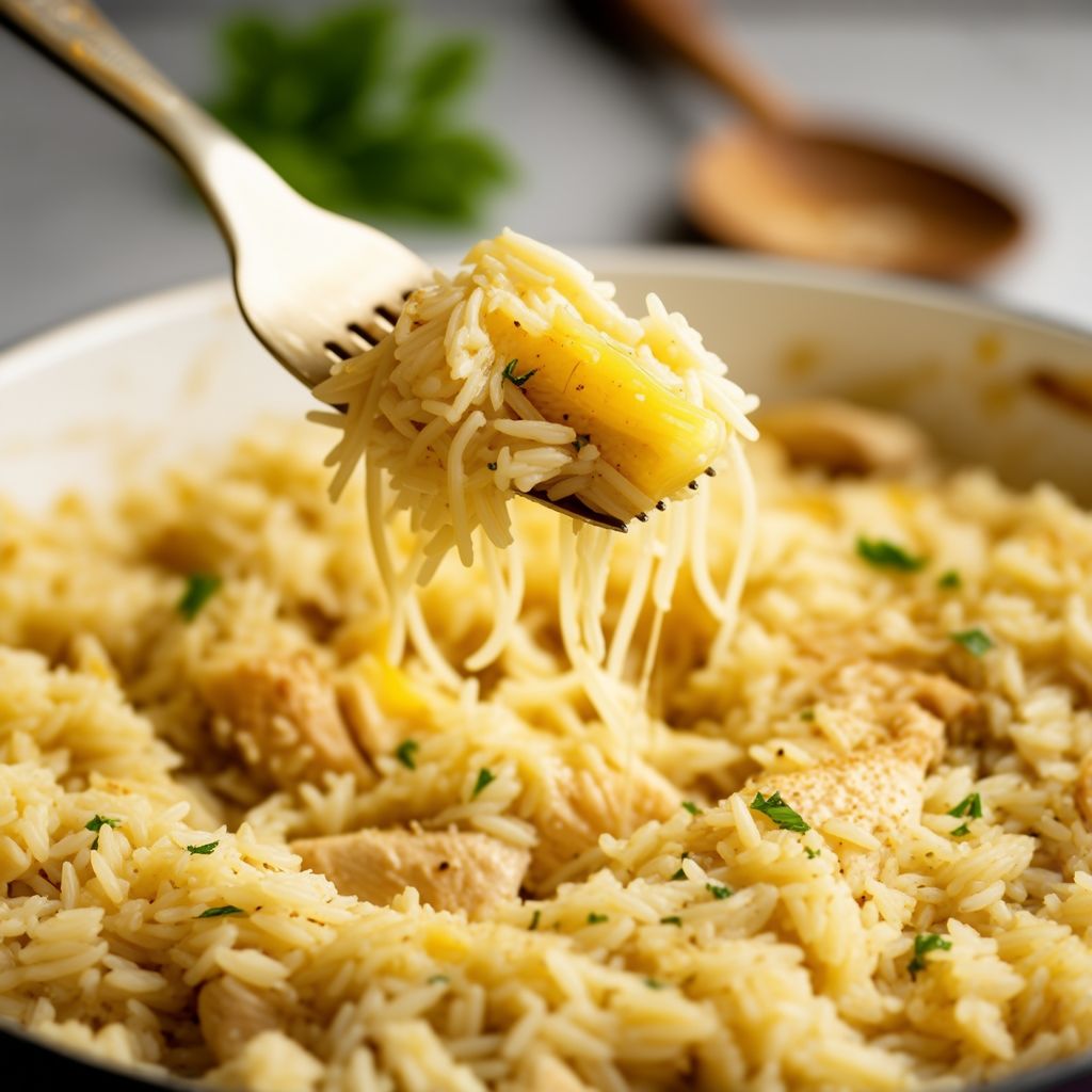 Pilaf di Riso Salato con Pollo