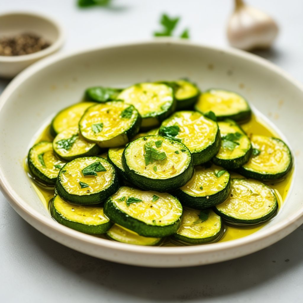 Zucchine Saltate con Aglio e Erbe
