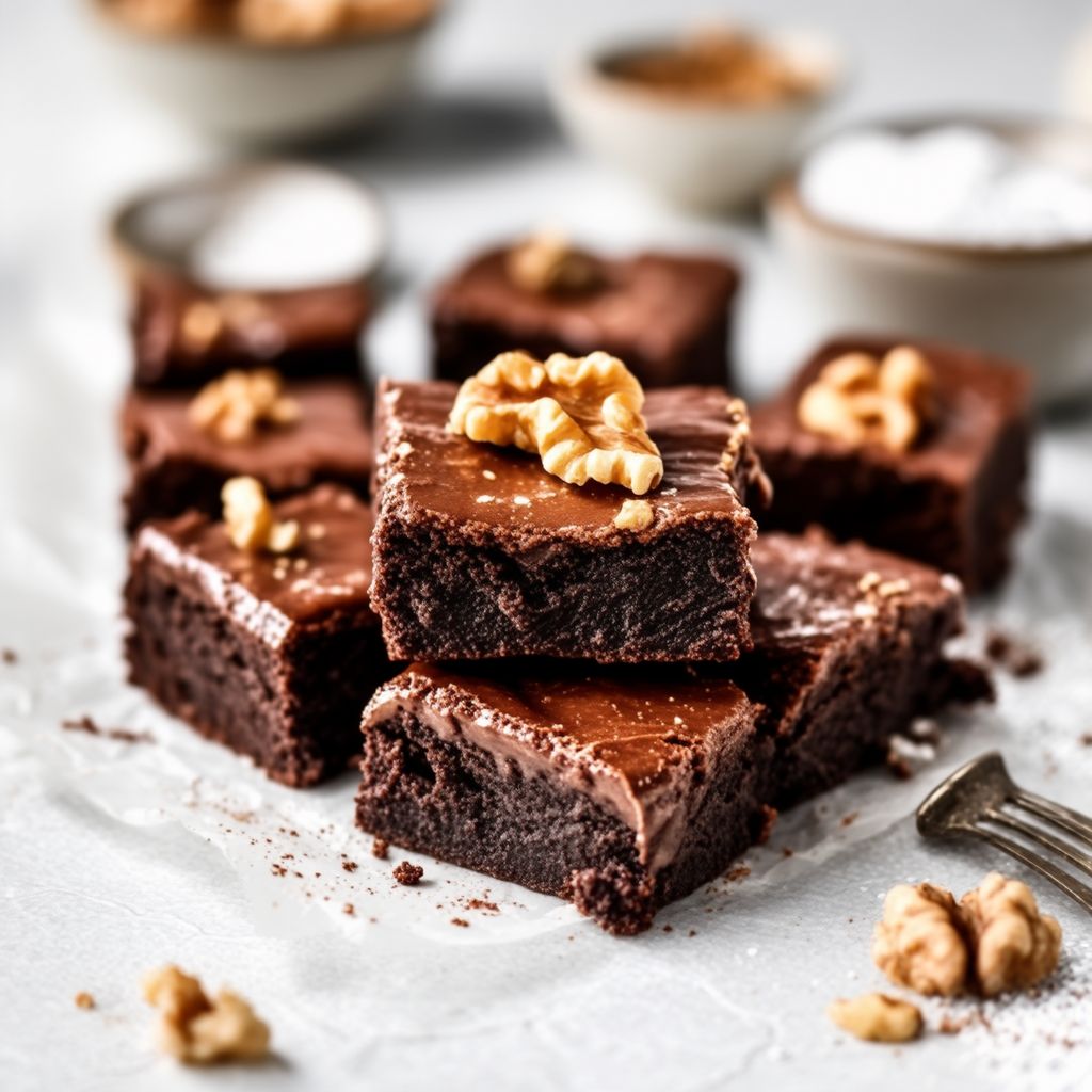 Decadent Fudge Brownies with Cocoa Glaze