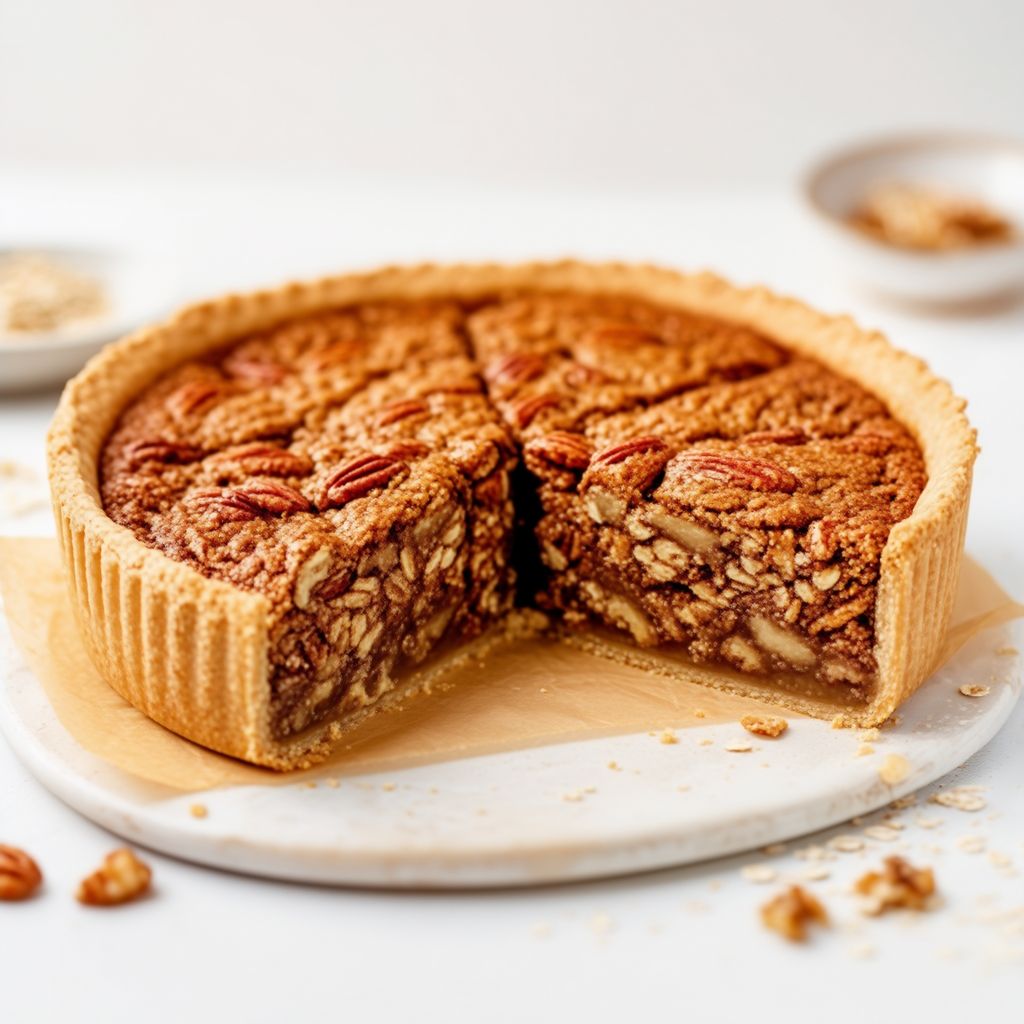 Nutty Oatmeal Delight Pie