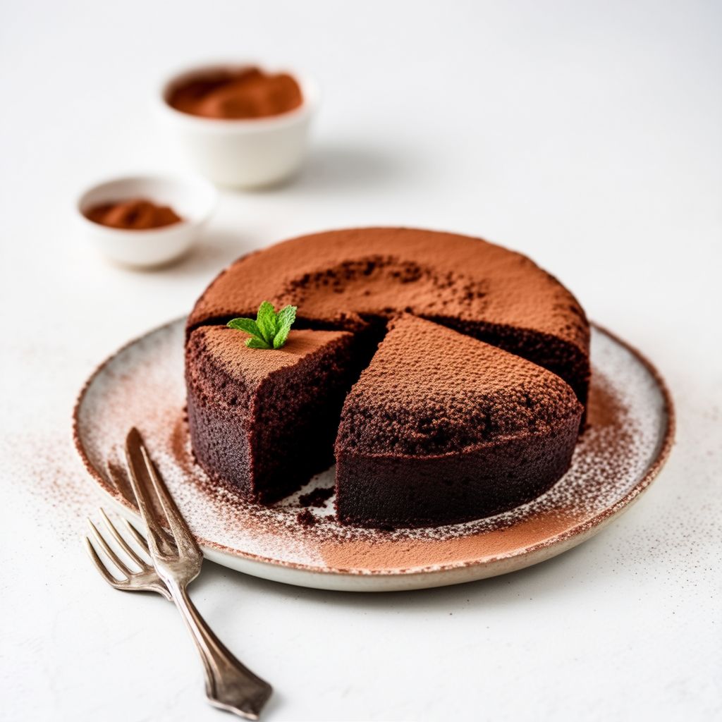 Einfacher Schokoladen-Essig-Kuchen