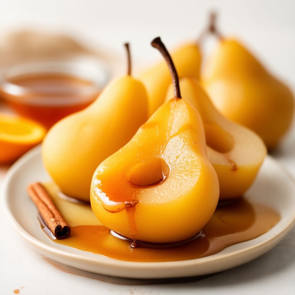 Slow Cooker Spiced Maple Pears
