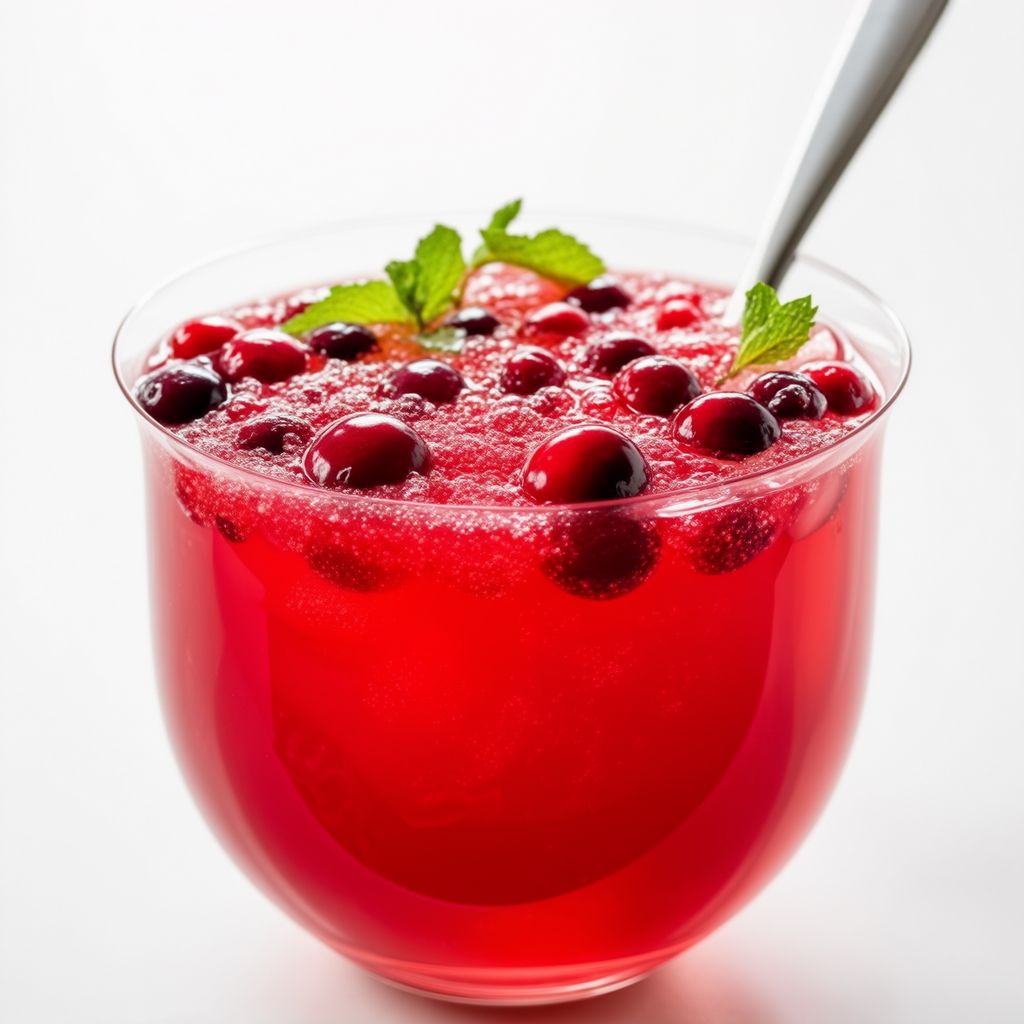 Cranberry Ingwer Sprudel Punch