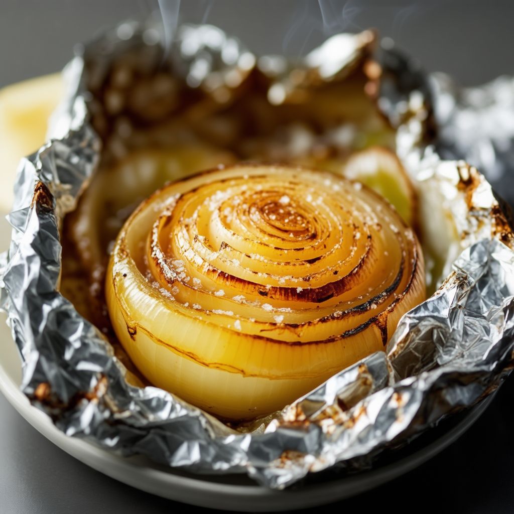 Gegrillte Süßzwiebel-Pakete