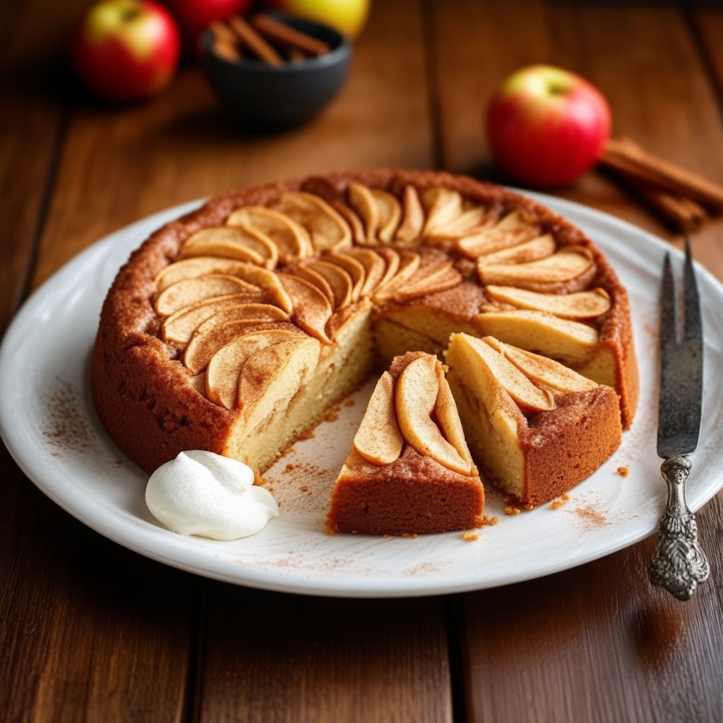 Rustic German Apple Cake