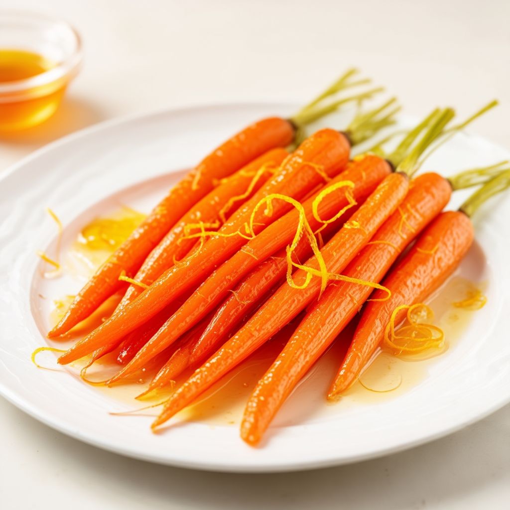 Honey-Glazed Carrots with Citrus Zest