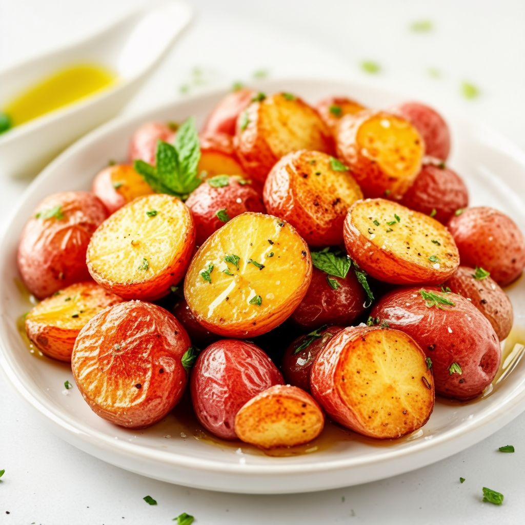 Kräuter-Knoblauch-Röstkartoffeln