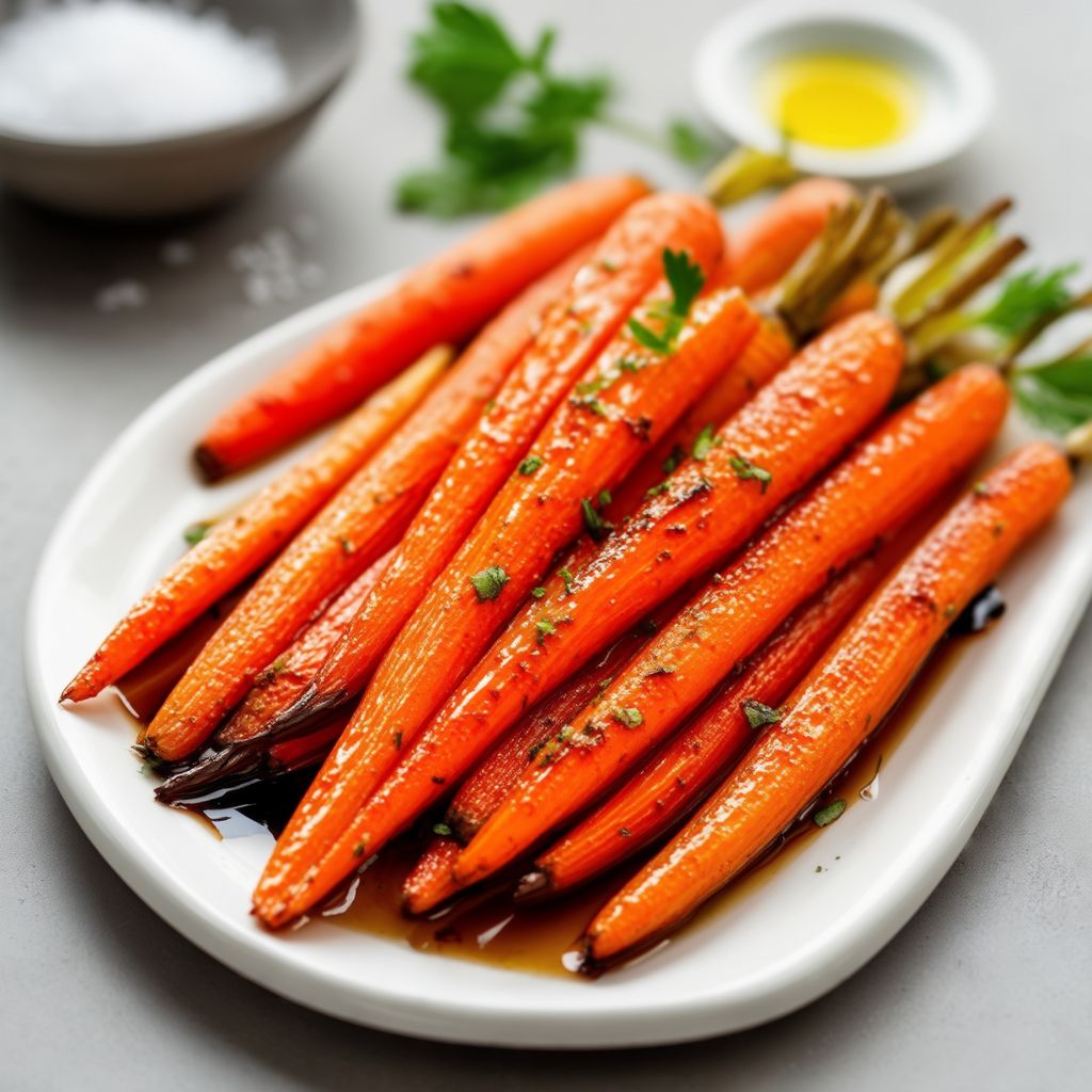 Honey Balsamic Glazed Carrots