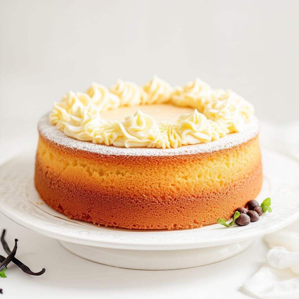 Torta Vaniglia Senza Glutine