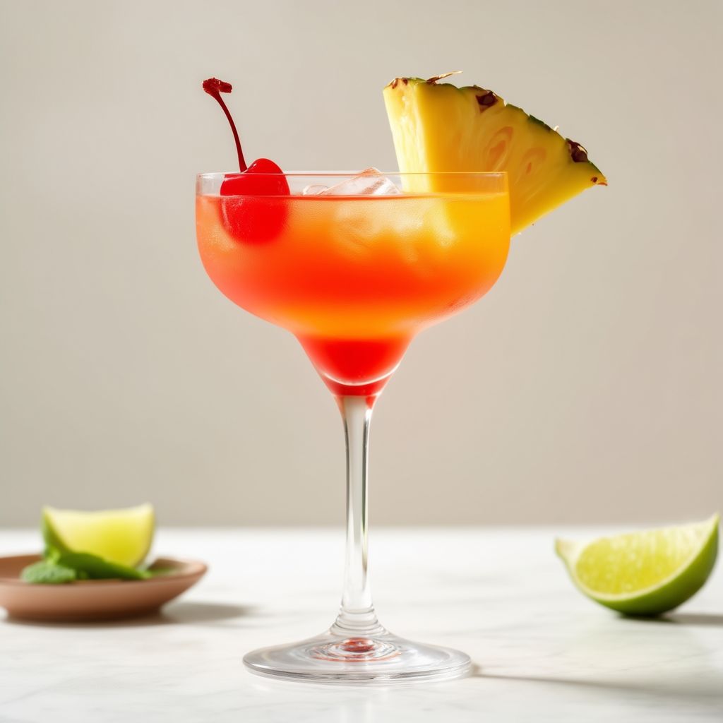 Cocktail Gin Tropical Sunset