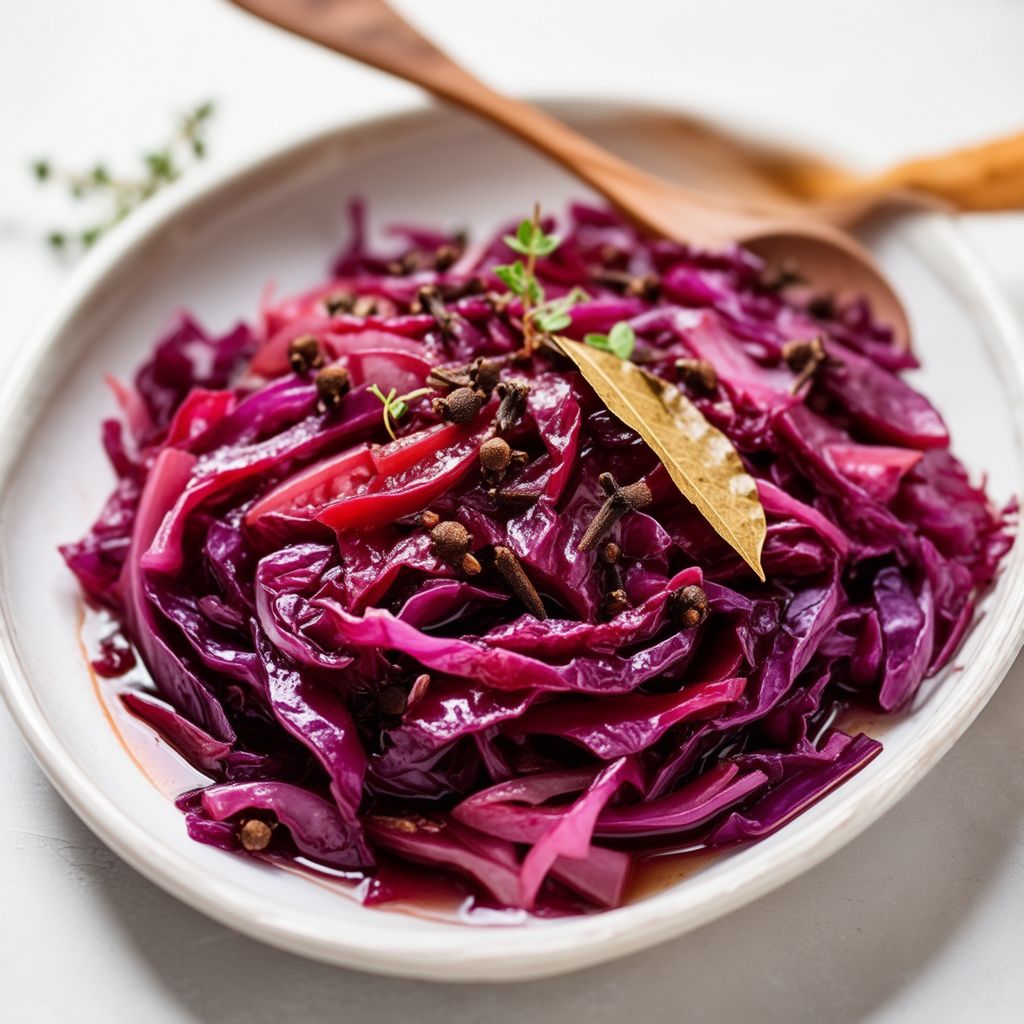 Säuerlich Süßes Rotkohl Vergnügen