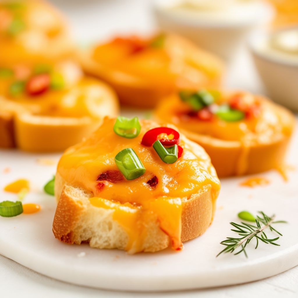 Käsewürzige Brotbissen