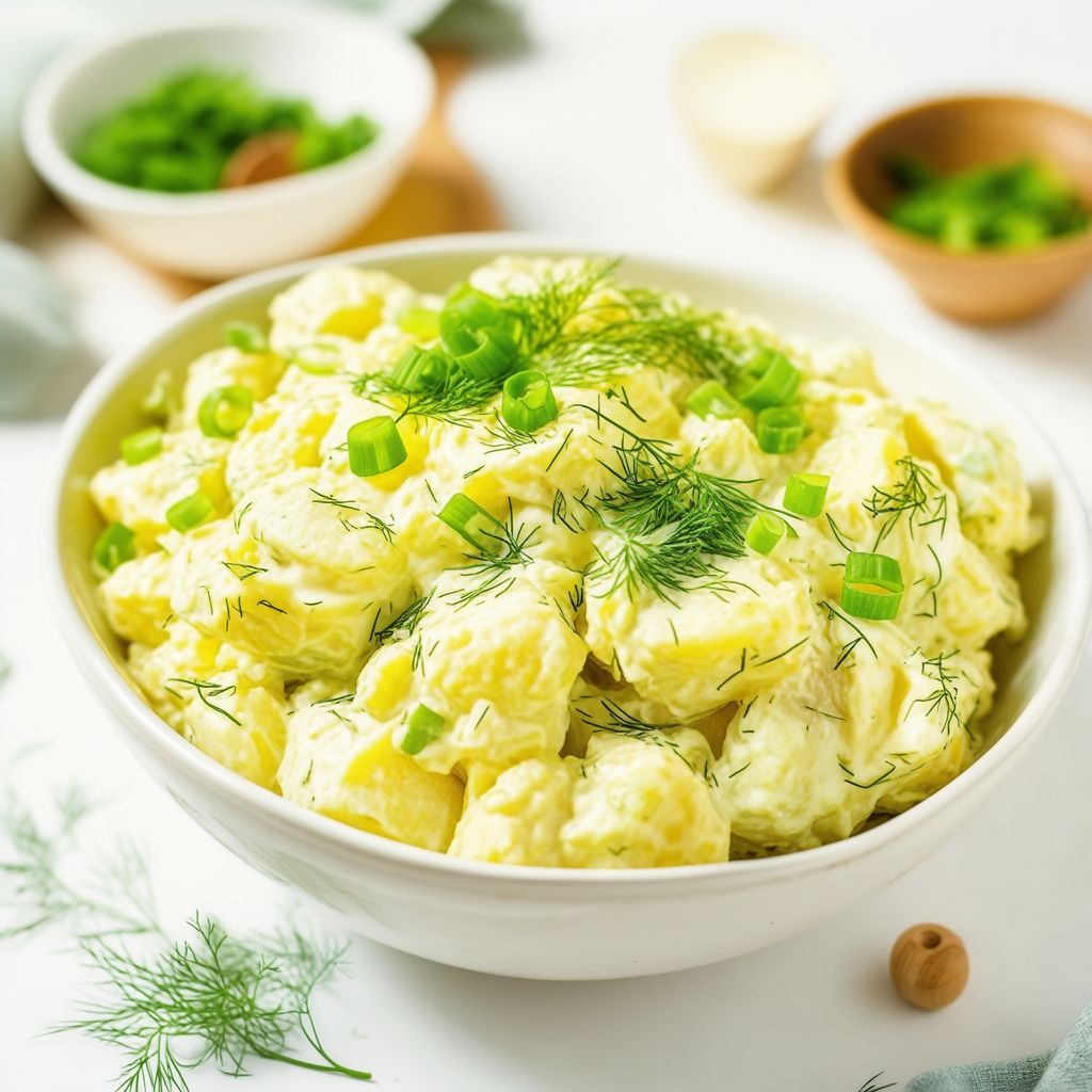 Cremiger Dill-Kartoffelsalat