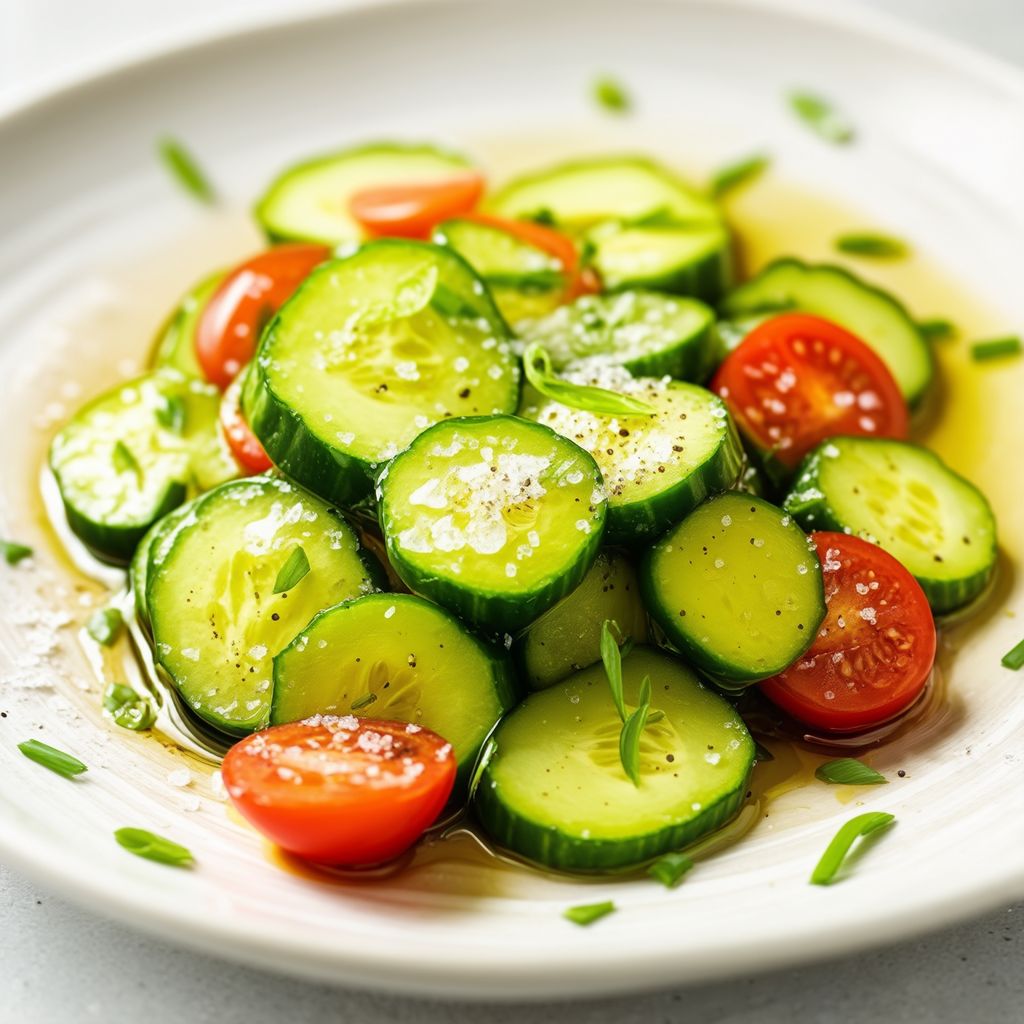 Insalata di Cetrioli Rinfrescante per l'Estate