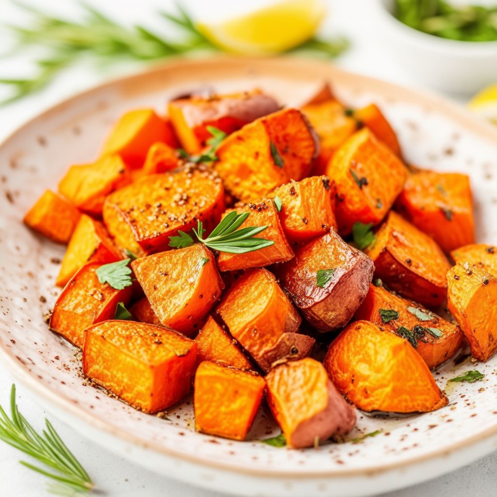 Herbed Roasted Sweet Potatoes