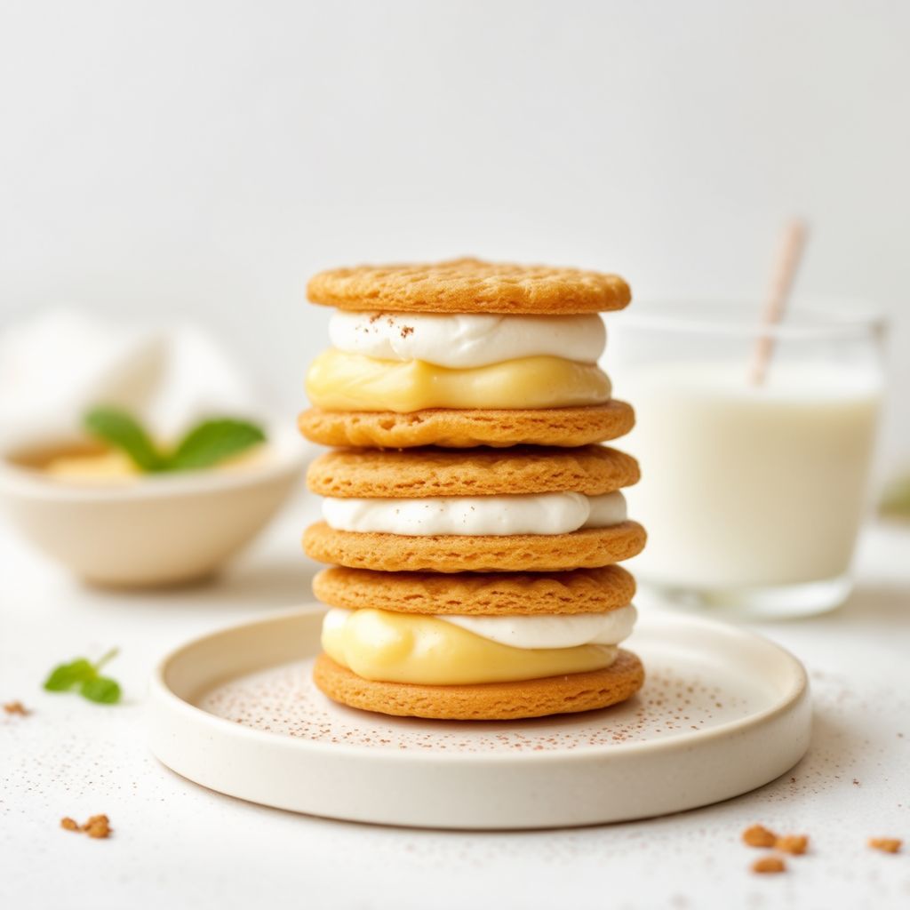 Frozen Pudding Sandwiches