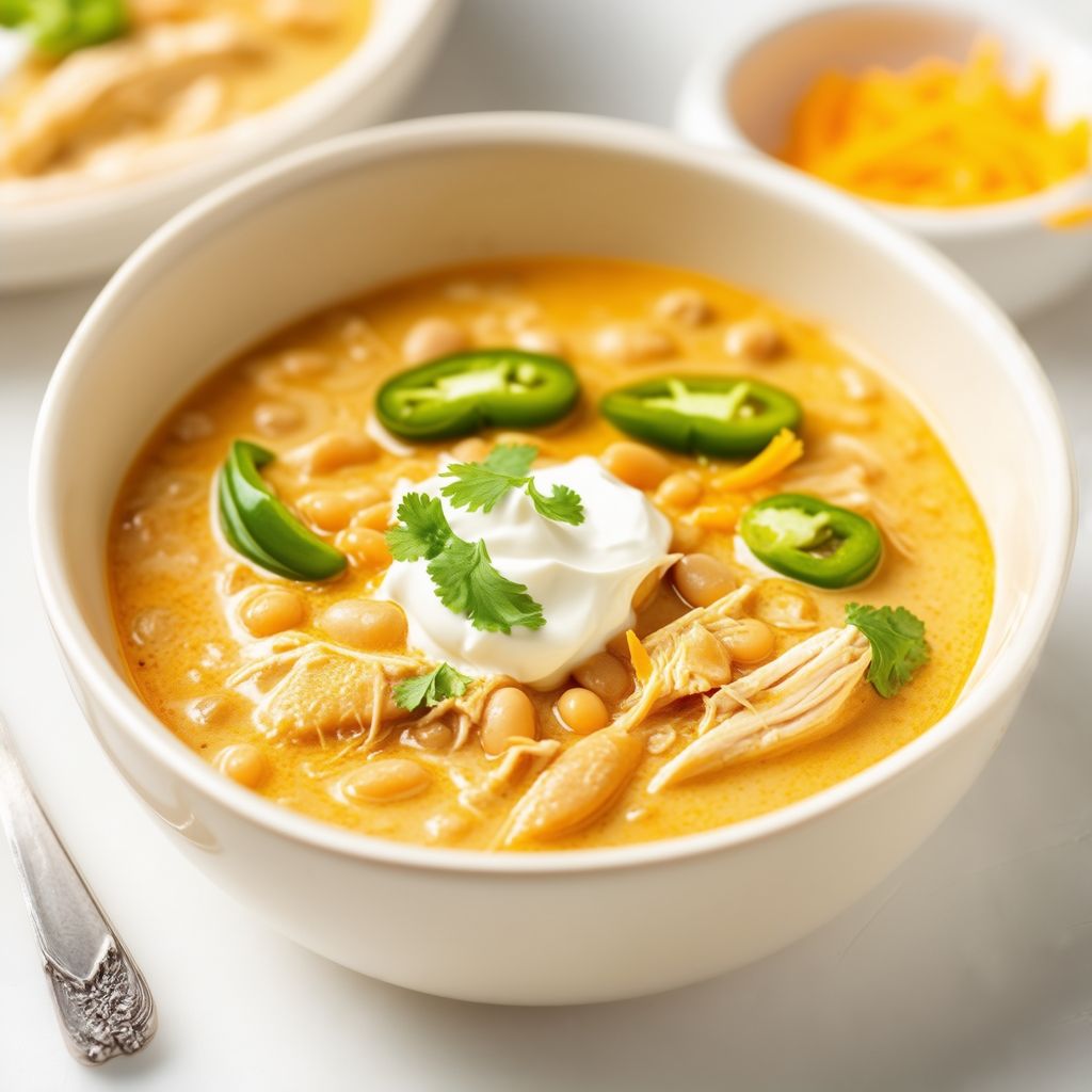 Cremige Weiße Hühner-Chili