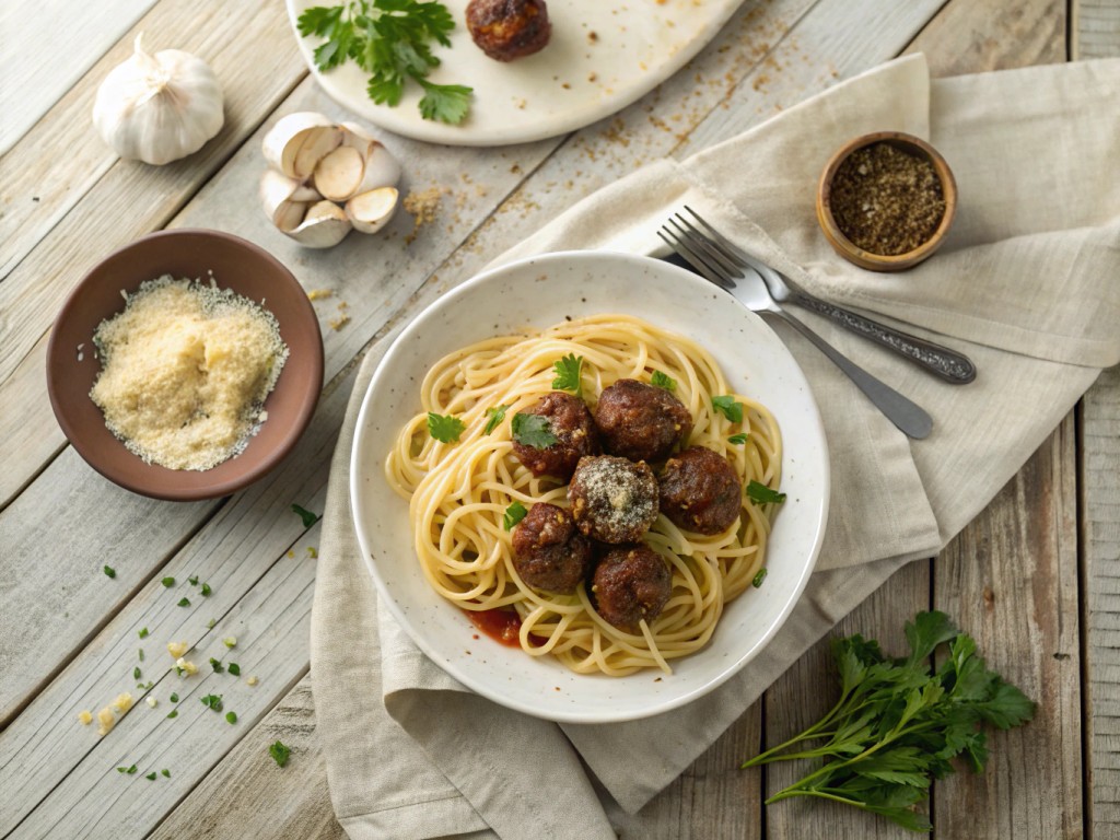 Ina Garten's Spaghetti and Meatballs