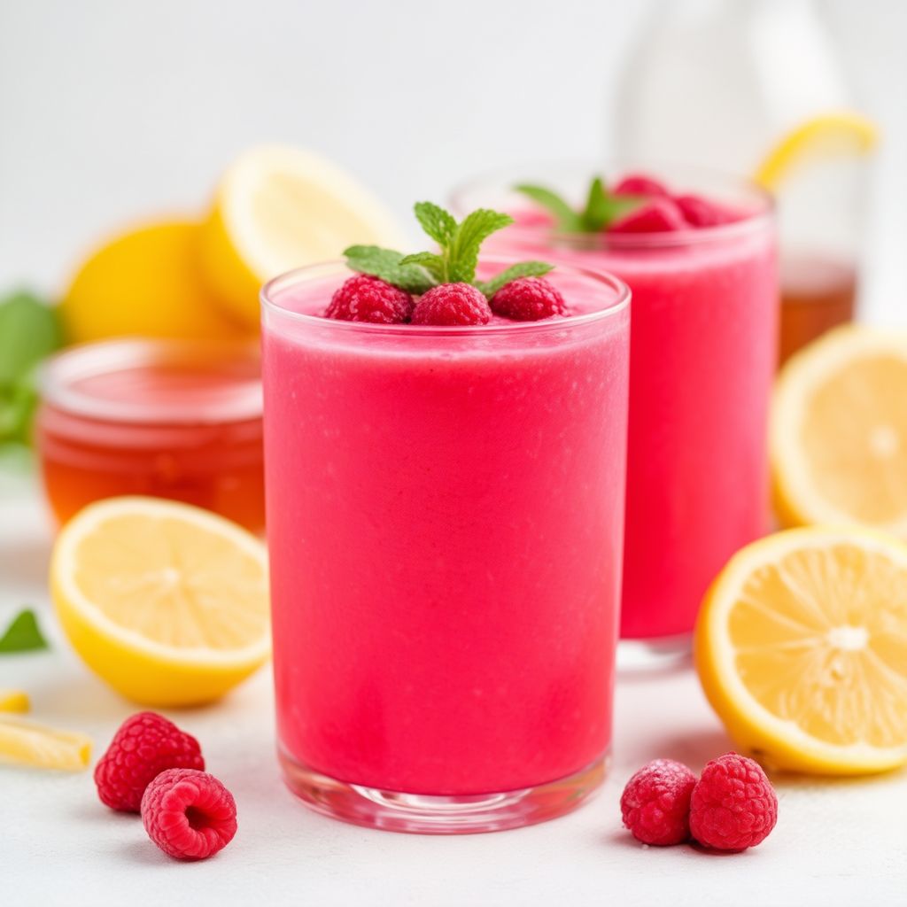 Refreshing Raspberry Lemonade Smoothie
